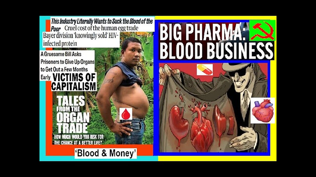 The Blood Plasma, Human Egg Trade, Organ Trafficking Files (DEEP-DIVE) Capitalism, Human Trafficking