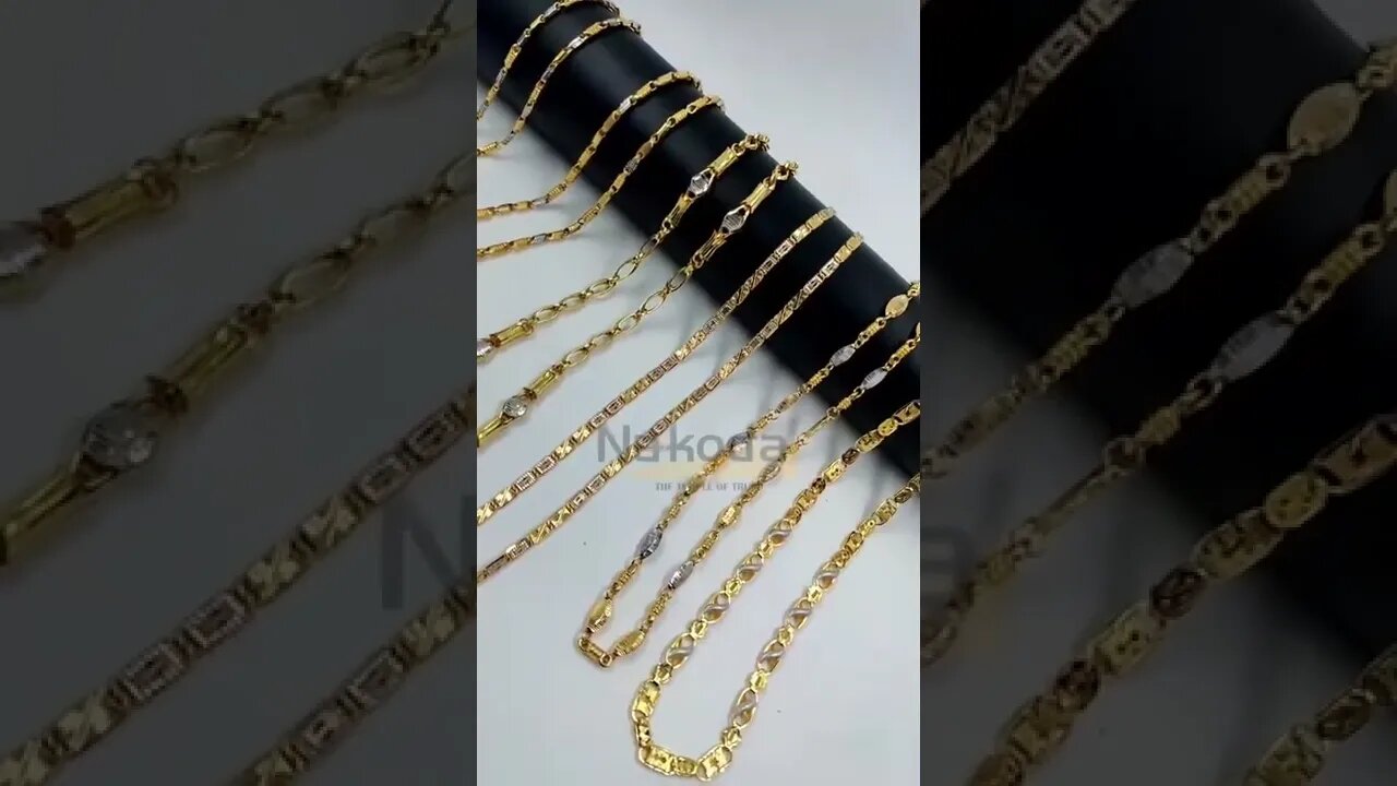 Men's 22K Gold Light Weight Chain Published on 17 June 2022 #india