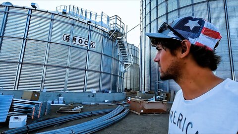 Building Our 200,000 Bushel Brock Grain Bin!!