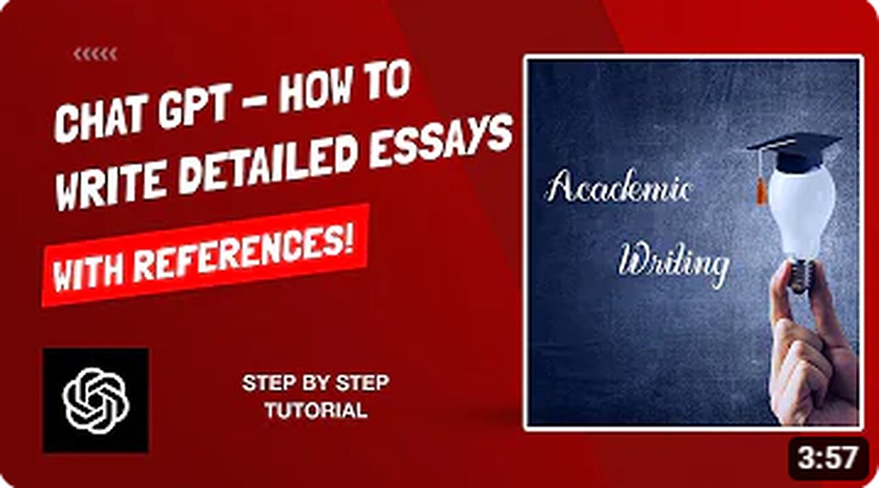 Chat GPT - How To Write An Essay With References And Citations