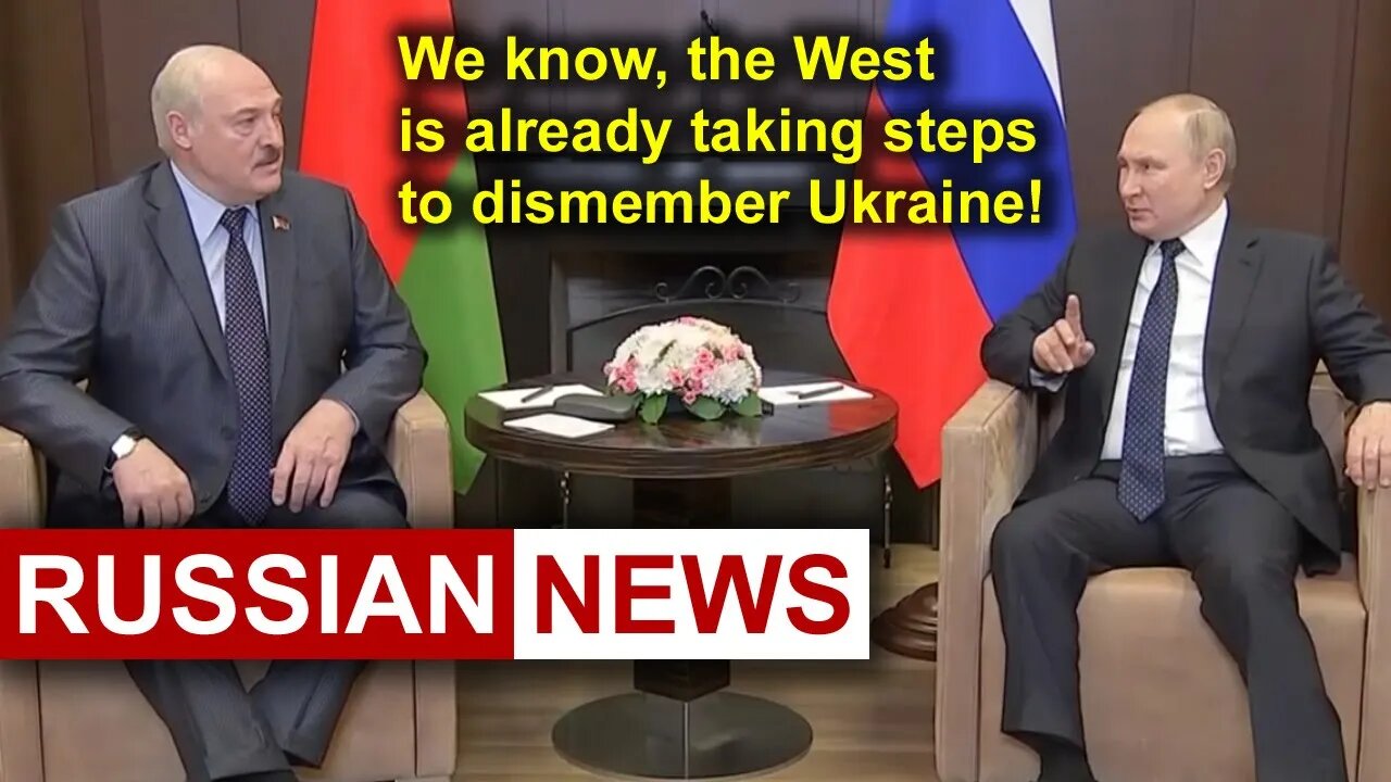 Putin, Lukashenko: The West and Poland is already taking steps to dismember Ukraine! Russia, Belarus