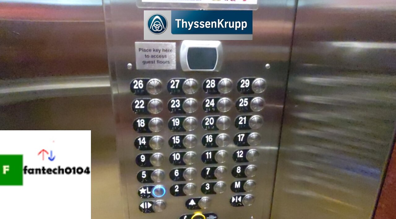 Thyssenkrupp Traction Elevators @ Former Sheraton Hotel South Tower - Boston, Massachusetts