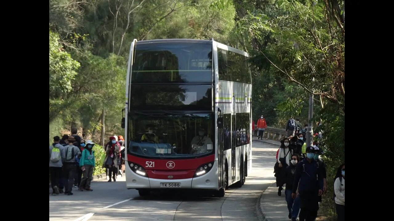 MTR ADL Enviro 500 MMC 521 @ K66A to Long Ping Station 港鐵巴士521行走K66A線往朗屏站行車片段