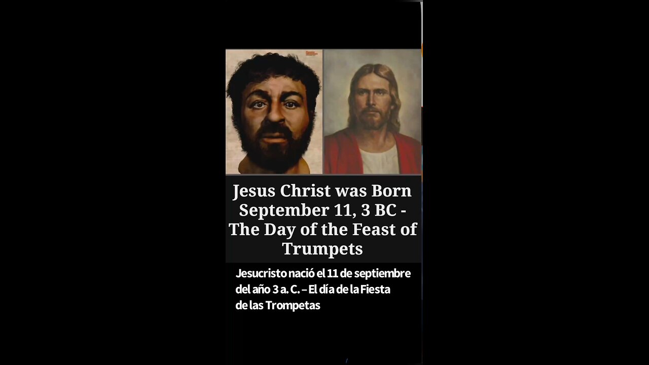 Jesucristo nació el 11 de septiembre del año 3 a. C. – El día de la Fiesta de las Trompetas #fyp #