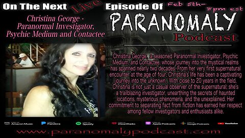 Paranomaly - Christina George. 2.5.24