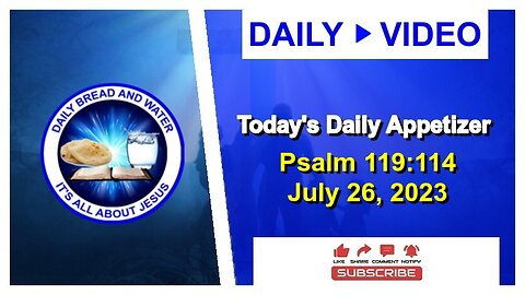 Today's Daily Appetizer (Psalm 119:11)