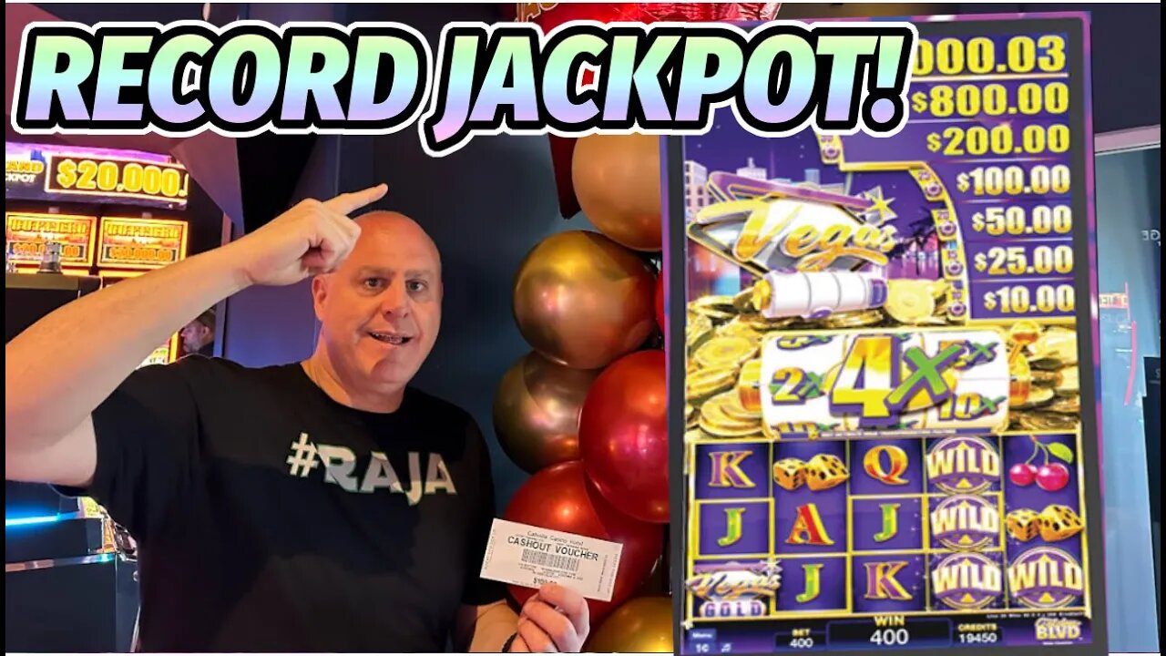 THE LARGEST VEGAS GOLD JACKPOT ON THE INTERNET!