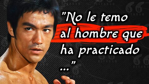 BRUCE LEE FRASES: Citas Célebres del INIGUALABLE Artista Marcial Chino