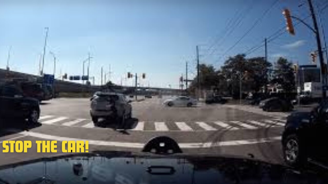 Dash cam video: Captures moment of shock of lifetime.