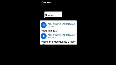 "Mataram 50..." "Morte pra tudo quanto é lado"...