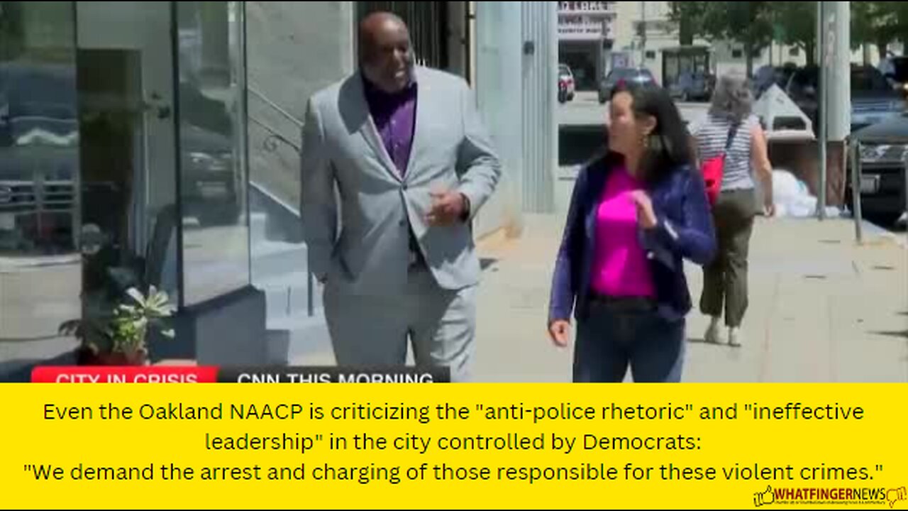 Even the Oakland NAACP is criticizing the "anti-police rhetoric" and "ineffective leadership"