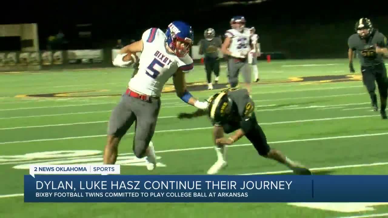 Bixby Twins Dylan and Luke Hasz Headed to Arkansas