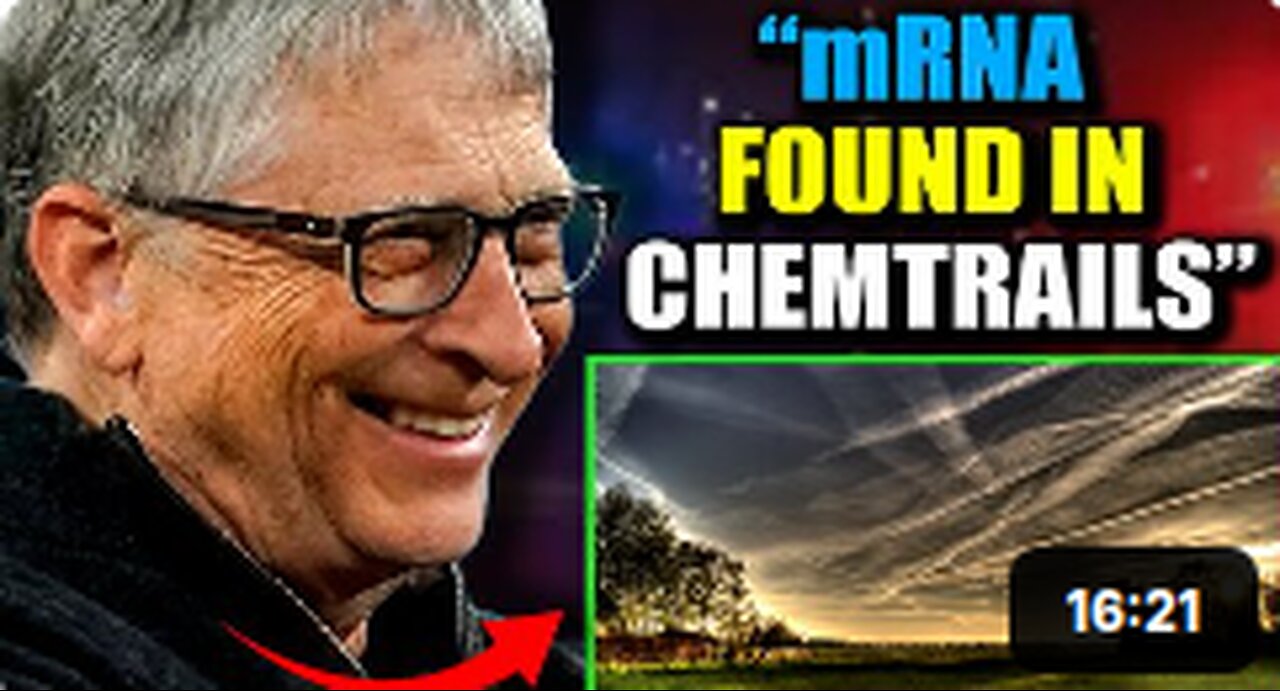 Pilot Testifies Bill Gates Spraying 'Air Vax' mRNA on Humanity via Chemtrails