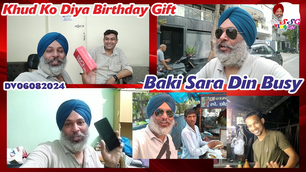 Khud Ko Diya Birthday Gift | Baki Sara Din Busy DV06082024 @SSGVLogLife