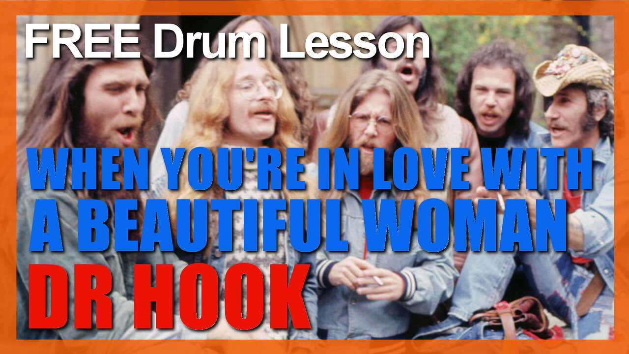 ★ When You're In Love With A Beautiful Woman (Dr Hook) ★ Video Drum Lesson | How To Play SONG