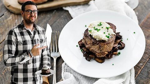 Filet Mignon with Blue Cheese Butter