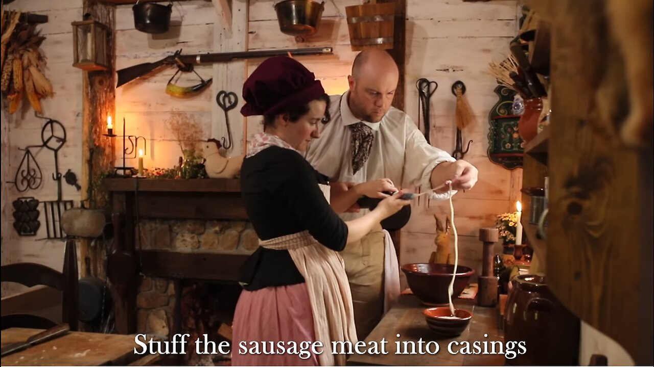 Making the Original 18th Century HAMBURGER |1747| Fire Cooking