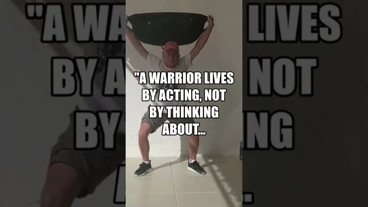 Fitness Motivation: A Warrior Lives By Acting, Not By Thinking About... #shorts