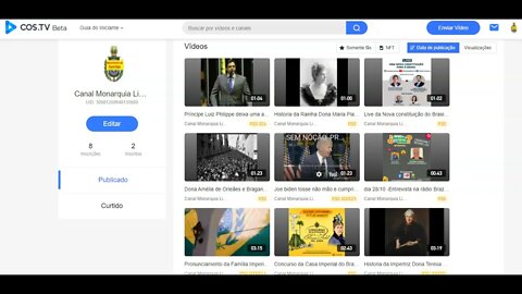 Estamos na COS.TV com o Canal Monarquia Livre