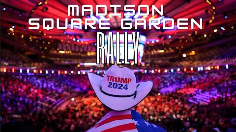 MADISON SQUARE GARDEN TRUMP RALLY!! NEW YORK IS RED!!