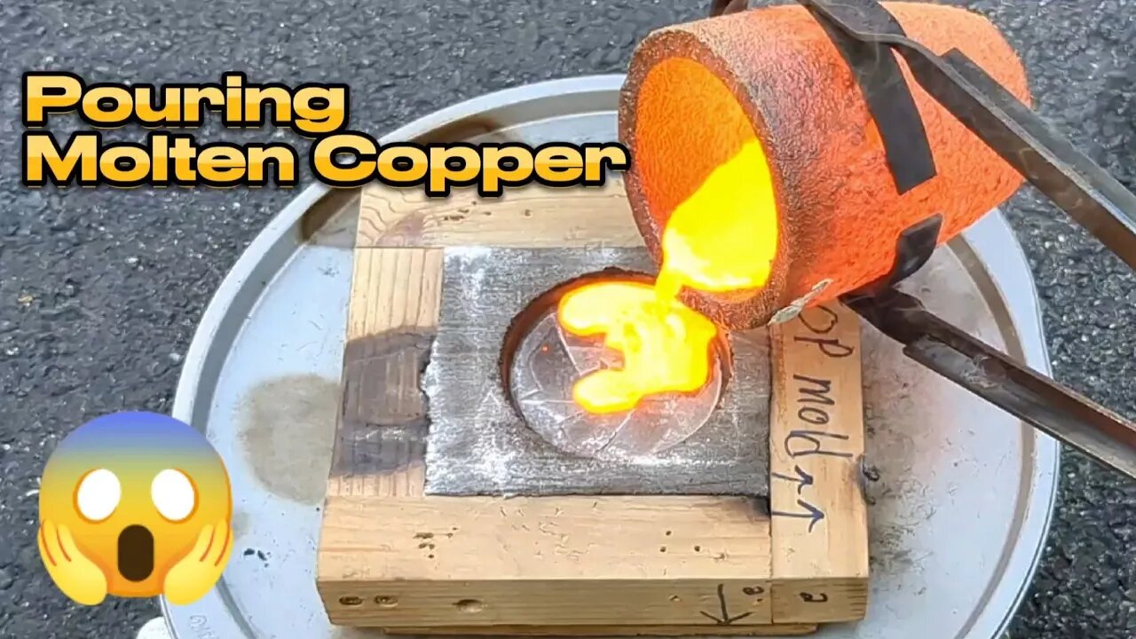 Melting Copper Wire - Copper Scrap