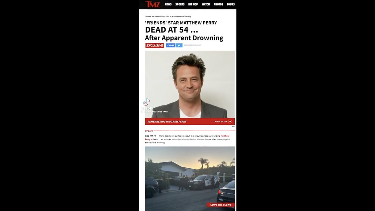 Odd Things Surrounding Matthew Perry’s Death