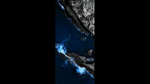 sea ocean waves rocks live wallpaper