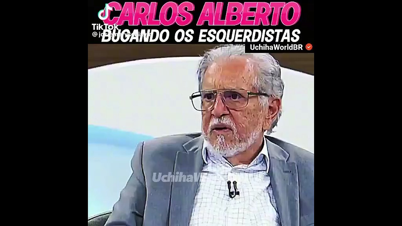 Carlos Alberto de Nóbrega bufando os esquerdistas