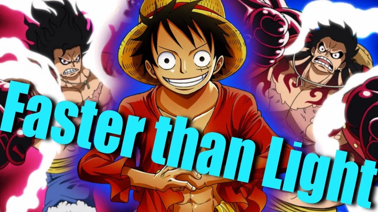 PROVING that LUFFY is FASTER than LIGHT (One Piece Analysis | Luffy Speed Calculation)