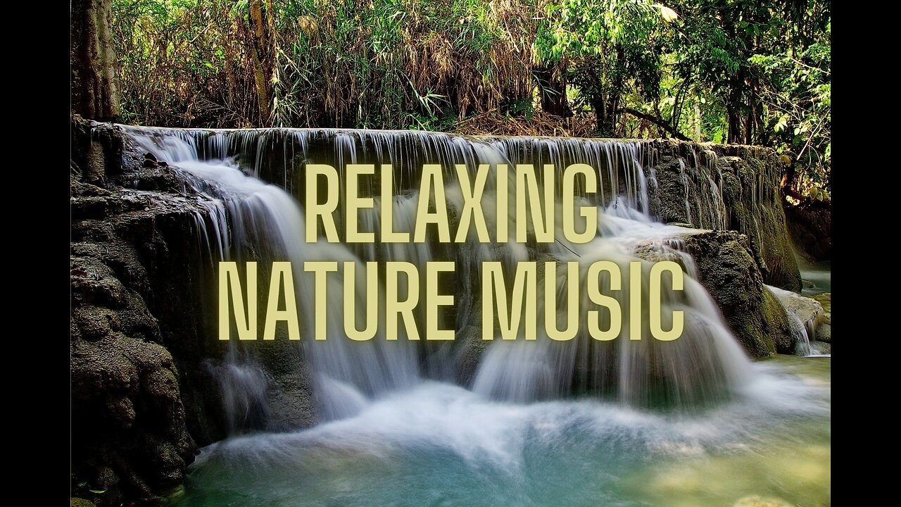 Relaxing nature meditation video, with soothing calming music for sleeping, meditation and Yoga