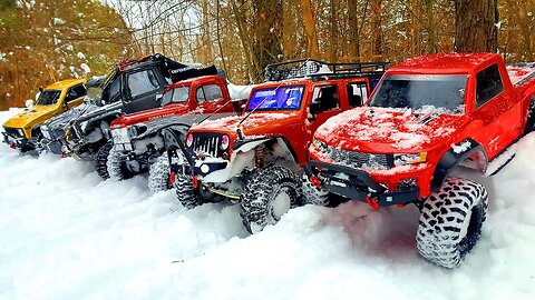 RC CARS IN SNOW