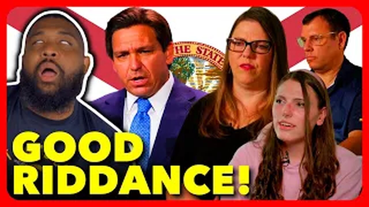 WOKE Parents Of TRANS Daughter MOVE OUT Of Florida Because Ron DeSantis "Made Her Cry"