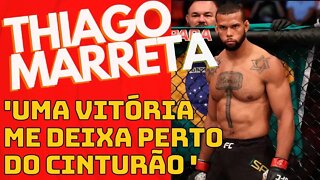 Thiago Marreta coletiva do ufc vegas 50 #thiagosantos