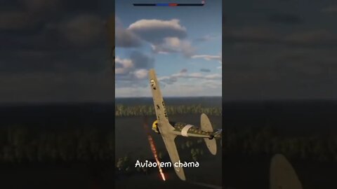 #warthunder avião pegando fogo