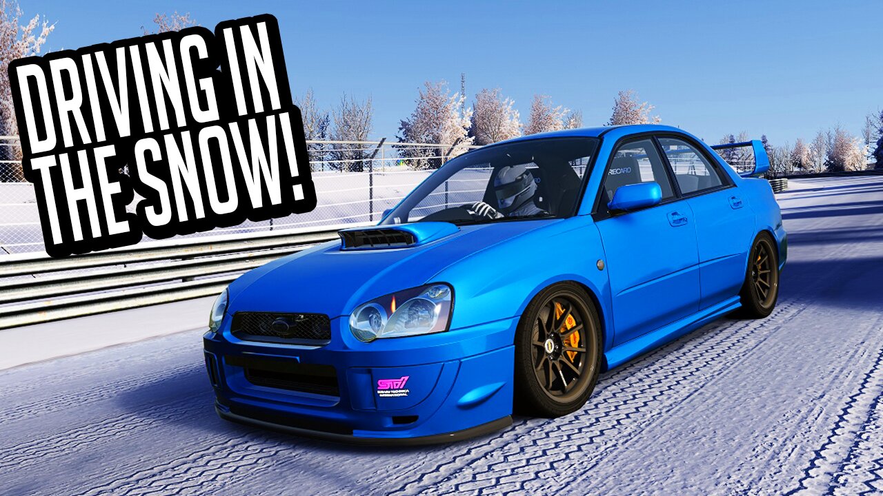 Driving on the Snow in Assetto Corsa!