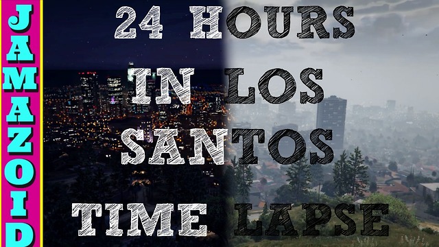 24 hours of Los Santos in One Minute