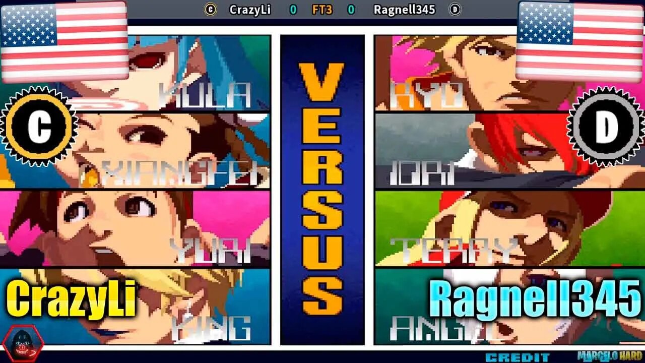 The King of Fighters 2001 (CrazyLi Vs. Ragnell345) [U.S.A. Vs. U.S.A.]