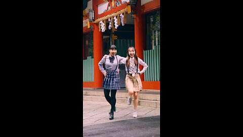 Japanese girls dancing on indian song