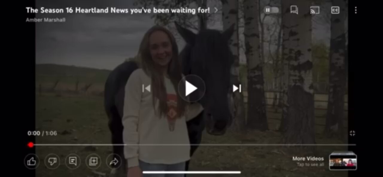 Amber Marshall Season 16 Heartland Announcement