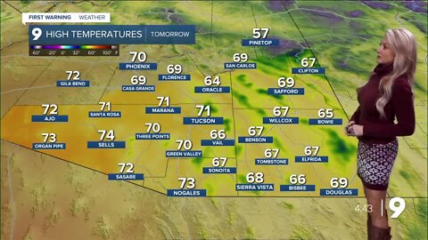 Chilly mornings, but warmer afternoons for the weekend