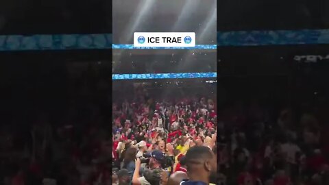 Trae Young’s game winner from inside the arena!