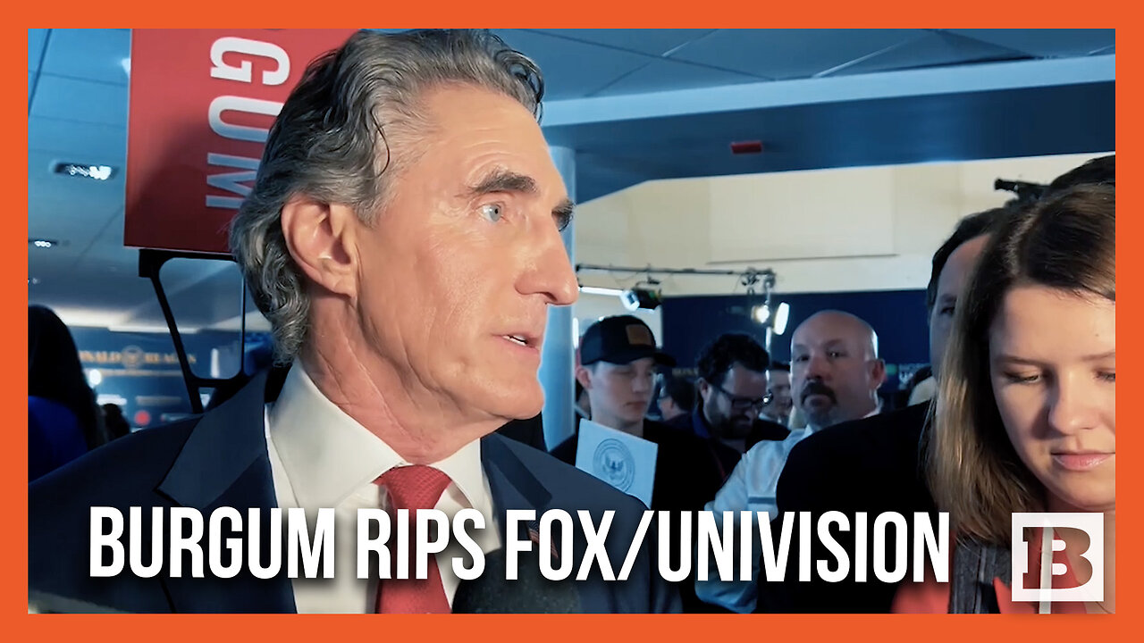 Burgum Rips FOX/Univision Debate: The American People Lost Tonight