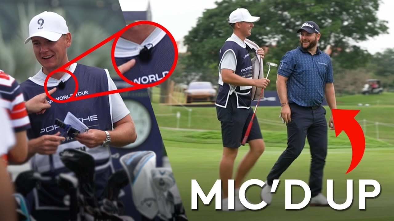 Mic'd Up with a Pro Golf Tournament LEADER - 2024 Porsche Singapore Classic