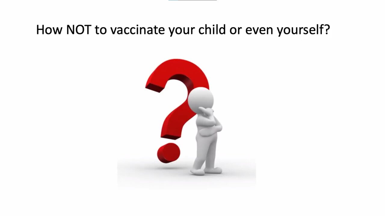 How not to vaccinate your child or yourself