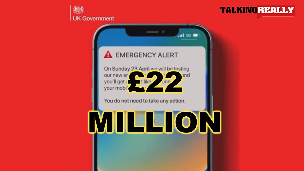 Alert System 23-04-23 3pm | Talking Really Channel | £22m for this!