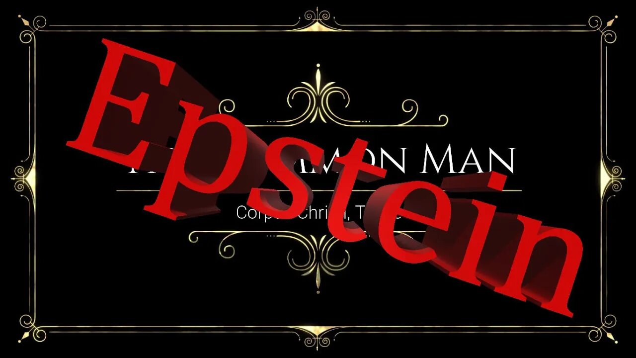 The Common Man: Jeffrey Epstein, power, and control