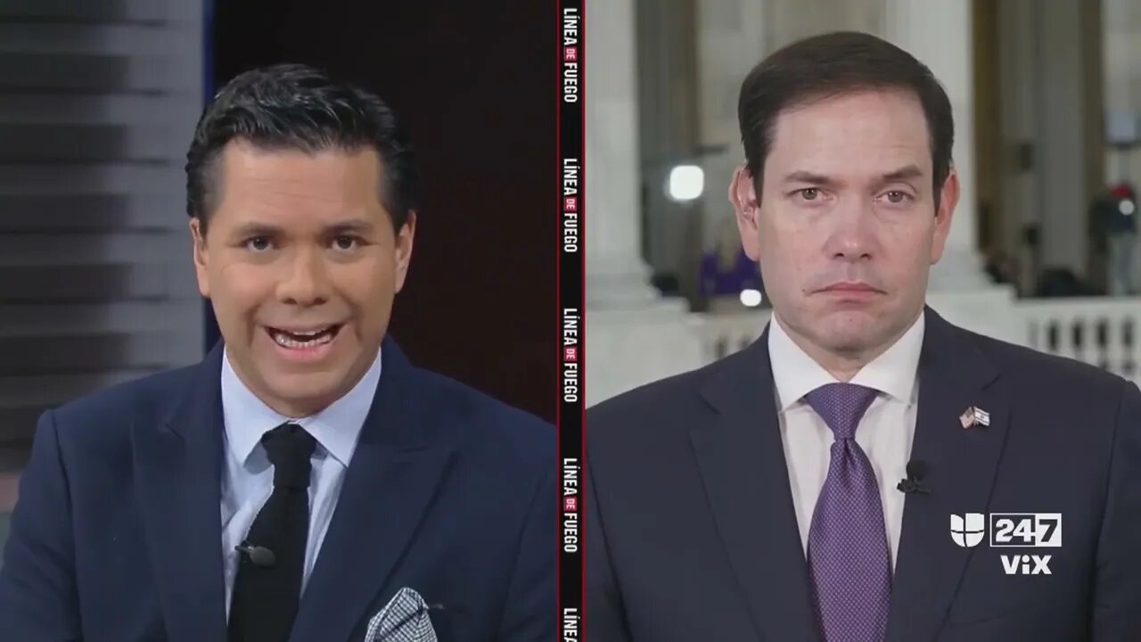 Rubio Hablá con Noticias Univisión Tras el Ataque Terrorista de Hamás contra Israel