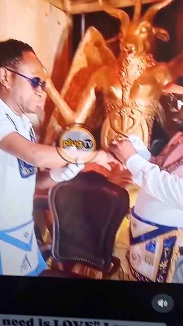 The god of Freemasonry Baphomet Satan they ain't even hiding it anymore Satanists share