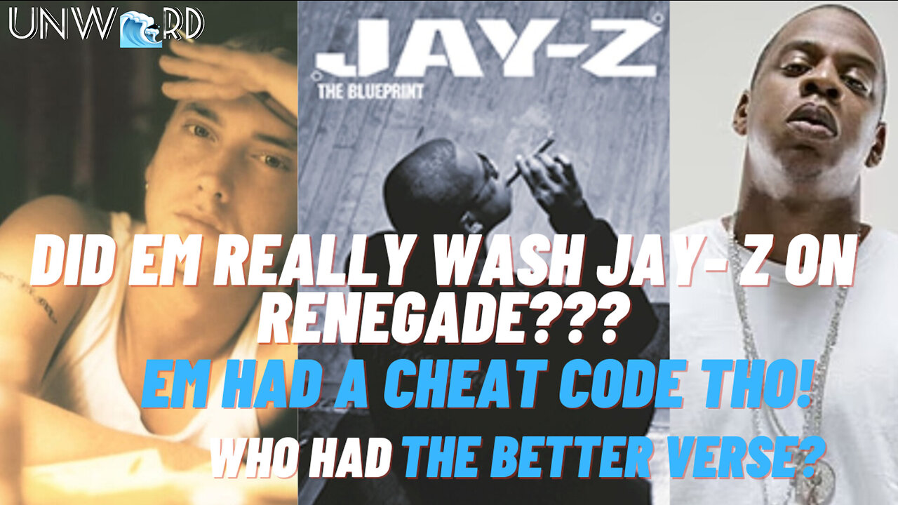 DID EM REALLY WASH JAY-Z ON RENEGADE? EM HAD A CHEAT CODE THO! UNWAVERD