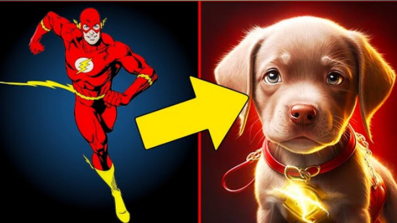 DC Superheroes but Puppies || All Characters